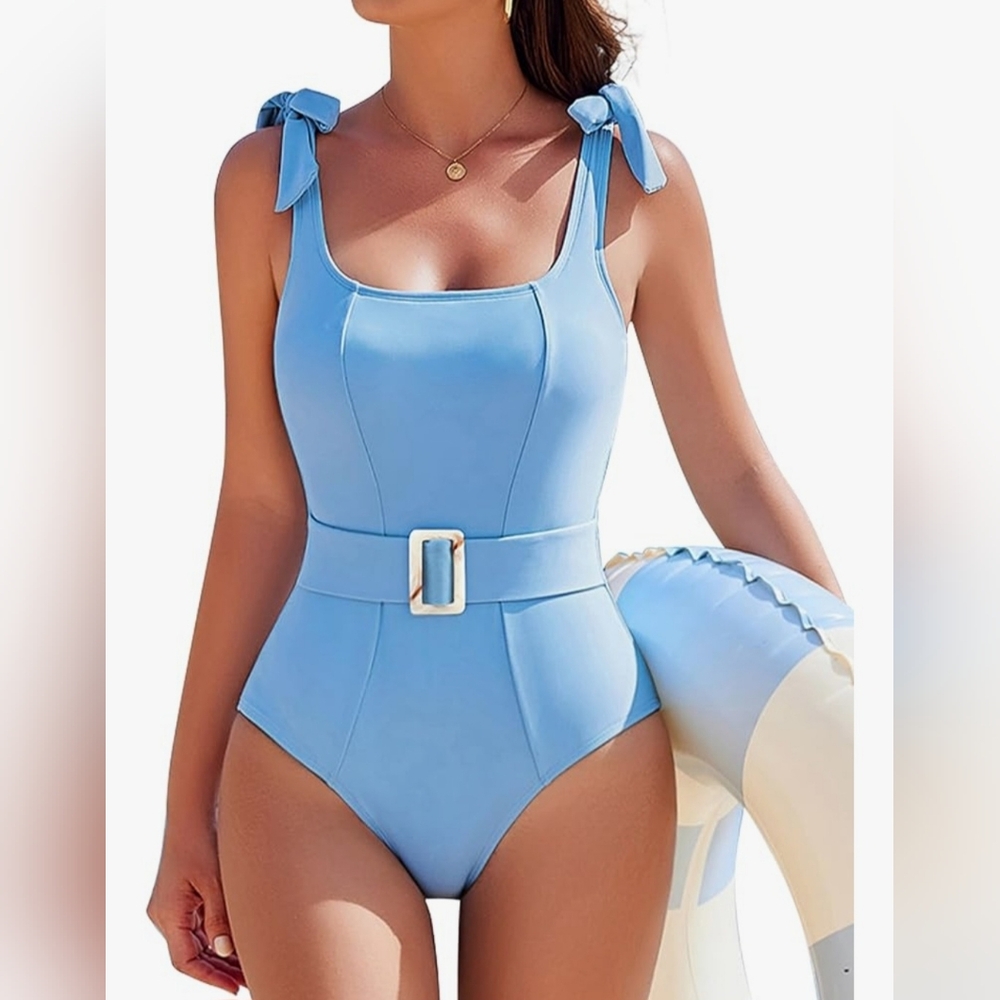 AI'MAGE Women's One Piece Swimsuit Tummy Control Swimsuits Slimming Bathing Suit